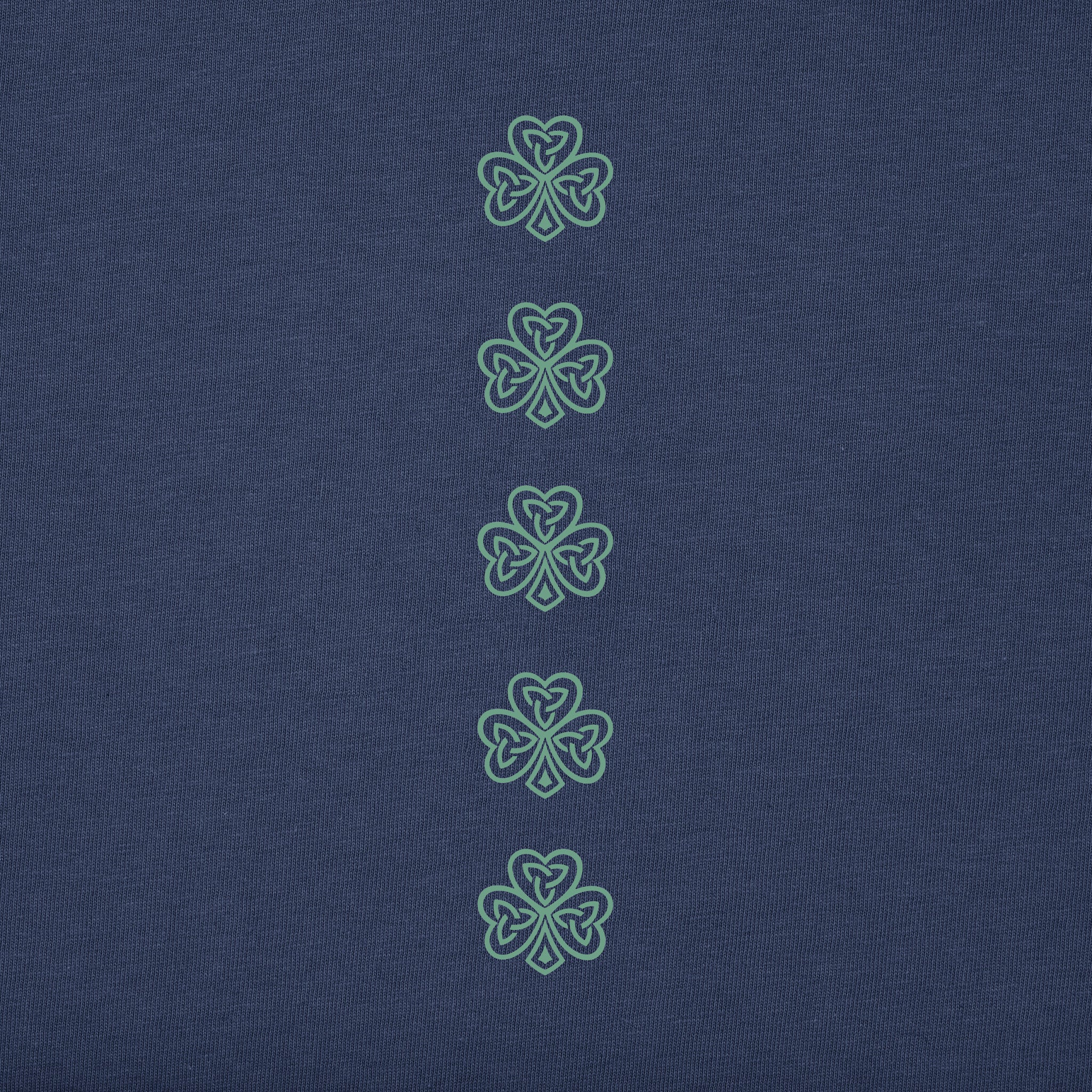 Women's Irish Clover Stack Long Sleeve Crusher Tee