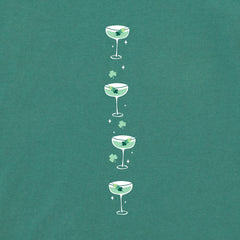 Women's A Tini Bit Irish Martinis Long Sleeve Crusher Boxy Tee