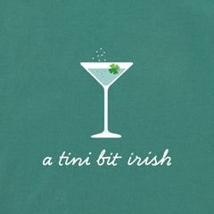 Women's A Tini Bit Irish Long Sleeve Crusher Boxy Tee