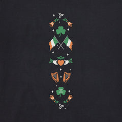 Women's Erin Go Bragh Claddagh Long Sleeve Crusher Boxy Tee