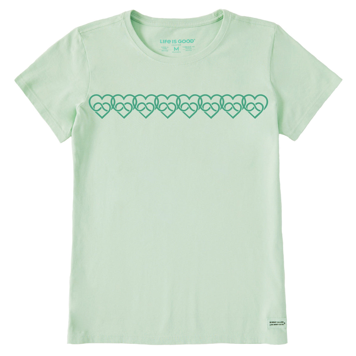 Women's Celtic Hearts Short Sleeve Crusher Tee