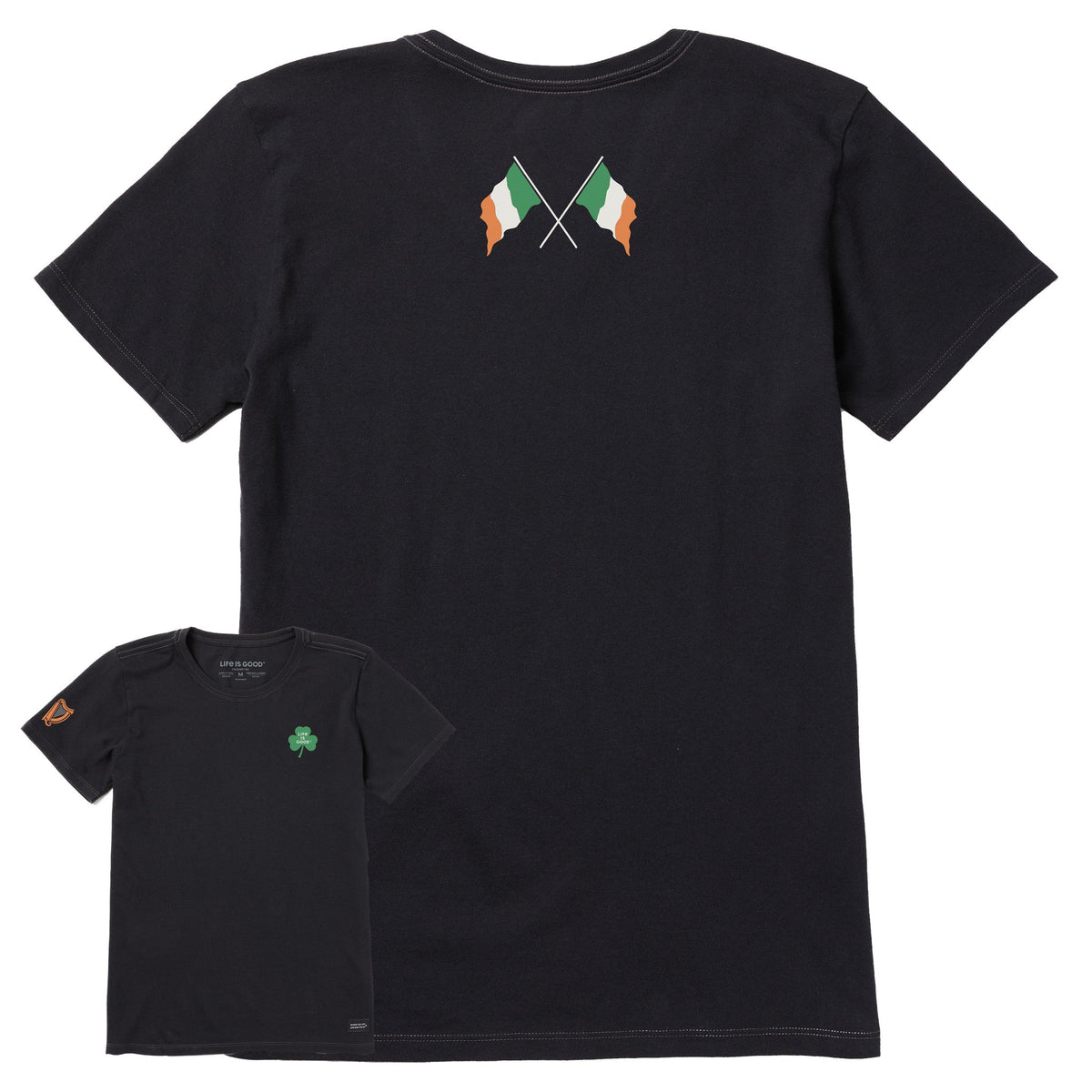 Women's Irish Icons Life is Good Short Sleeve Crusher Tee