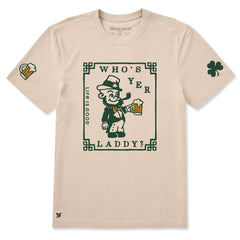 Men's Who's Yer Laddy Short Sleeve Crusher Tee