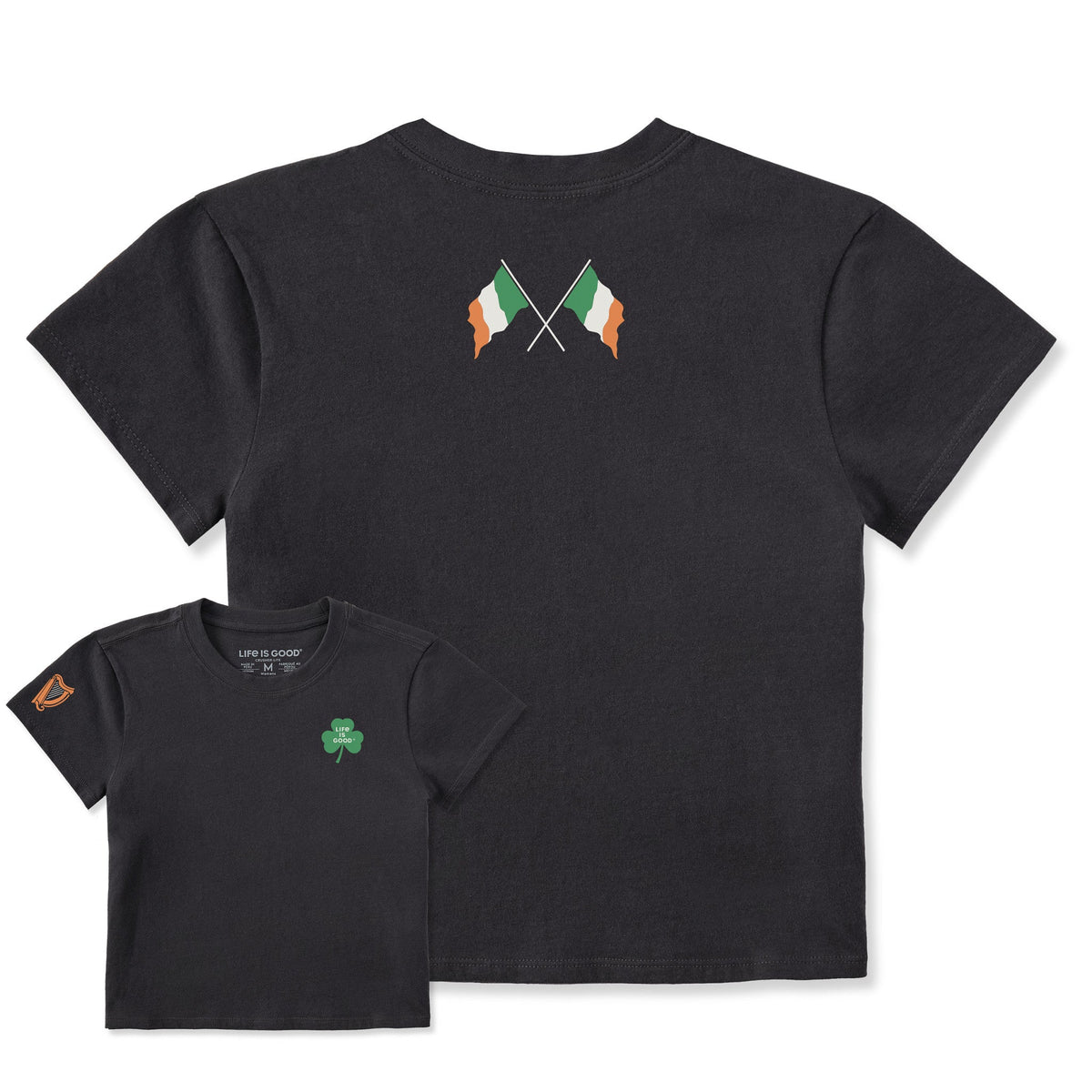 Women's Irish Icons Life is Good Crusher-LITE Shrunken Tee
