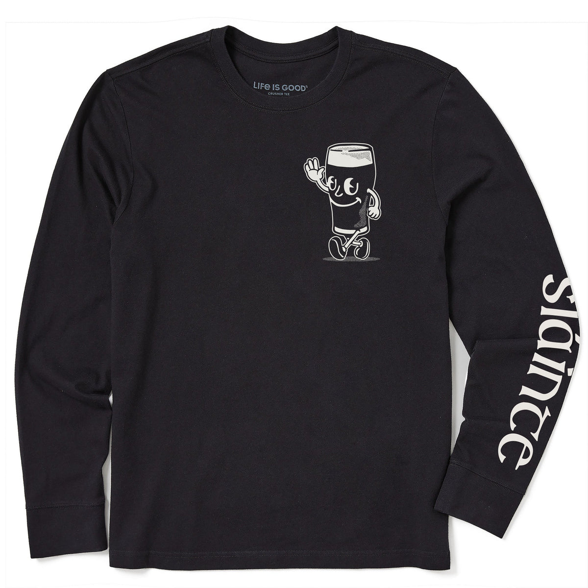 Men's Sláinte Stout Long Sleeve Crusher Tee