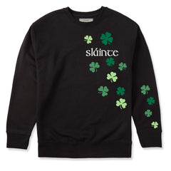 Adult Unisex Sláinte Floating Shamrocks Every Wear Crew Sweatshirt
