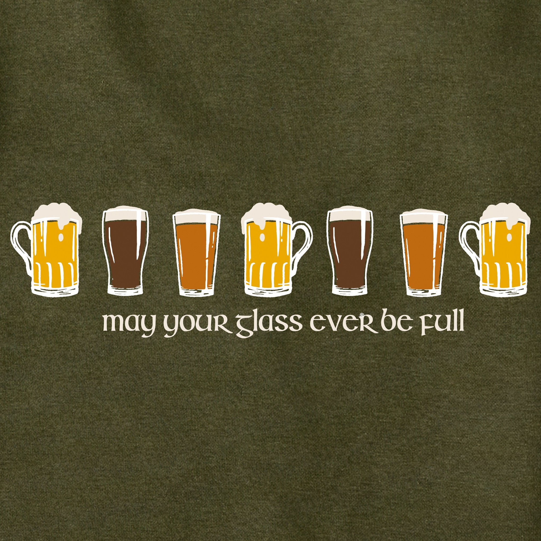 Adult Unisex May Your Glass Ever Be Full Every Wear Hoodie Sweatshirt