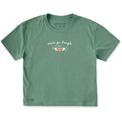 Women's Erin Go Bragh Claddagh Short Sleeve Crusher Boxy Tee