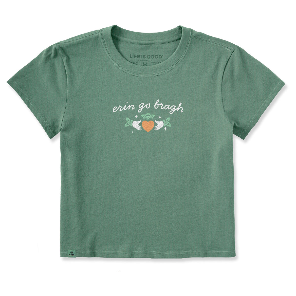 Women's Erin Go Bragh Claddagh Crusher-LITE Shrunken Tee