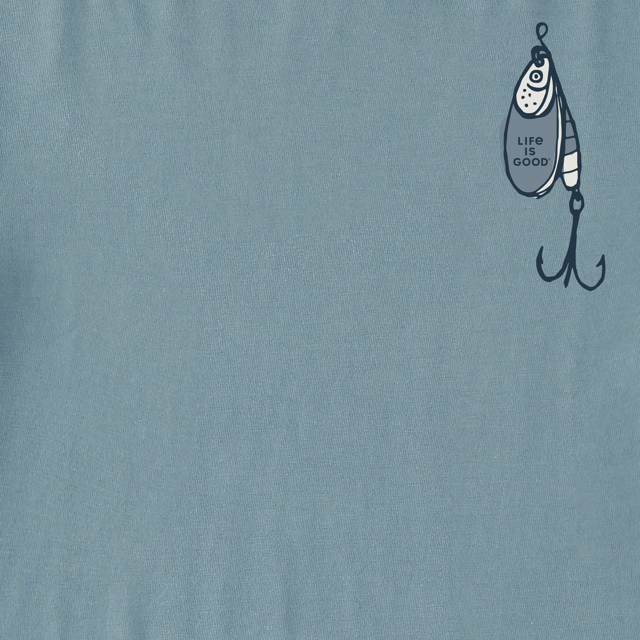 Men's Fish More Worry Less Hooks and Tackle Short Sleeve Tee