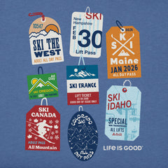 Kids Lift Tickets Short Sleeve Crusher Tee