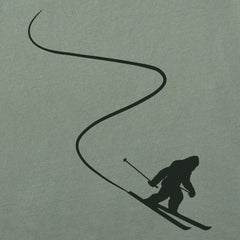 Kids Bigfoot on Skis Short Sleeve Crusher Tee