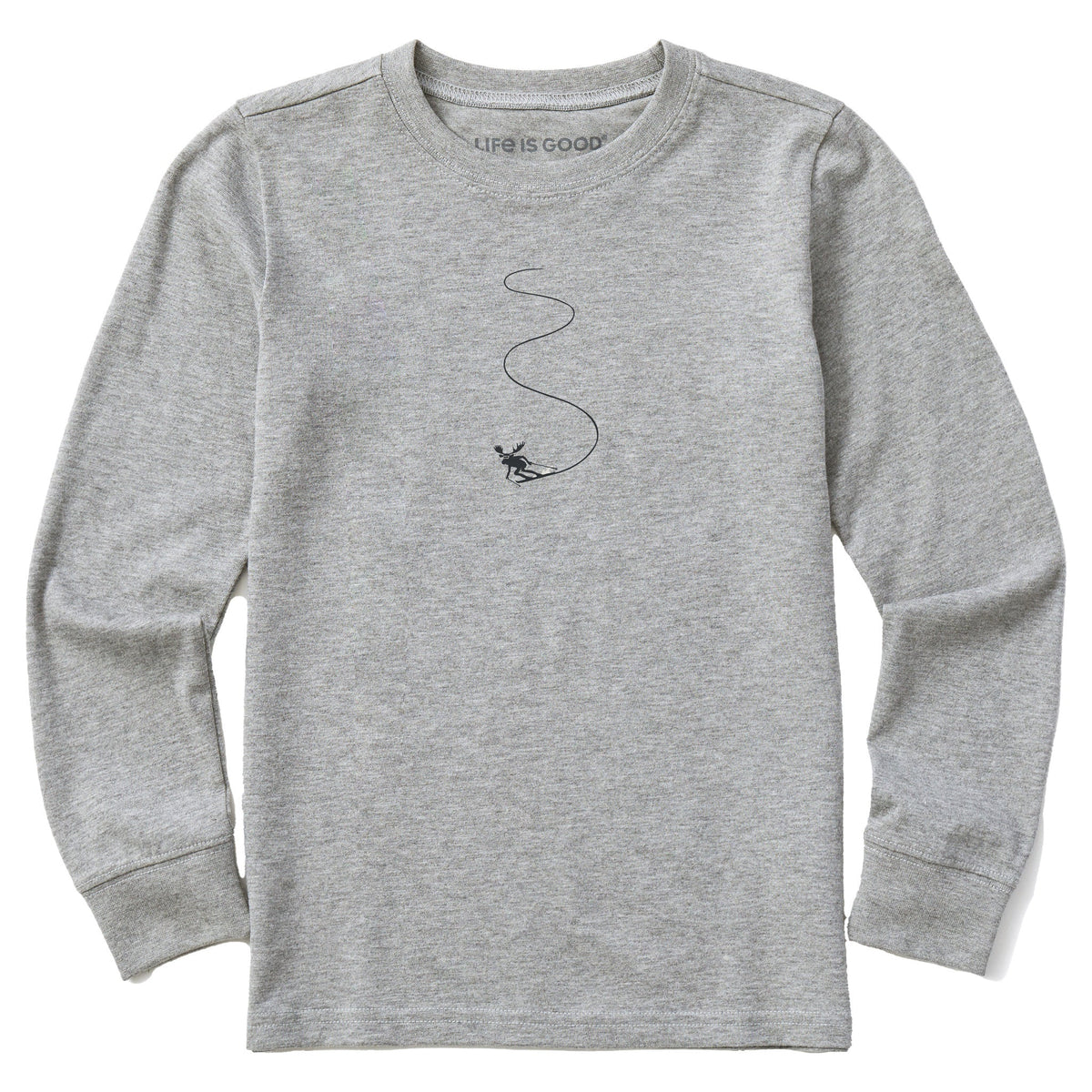 Kids Moose Ski Long Sleeve Crusher Tee