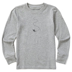 Kids Moose Ski Long Sleeve Crusher Tee