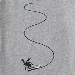 Men's Moose Ski Long Sleeve Crusher Tee