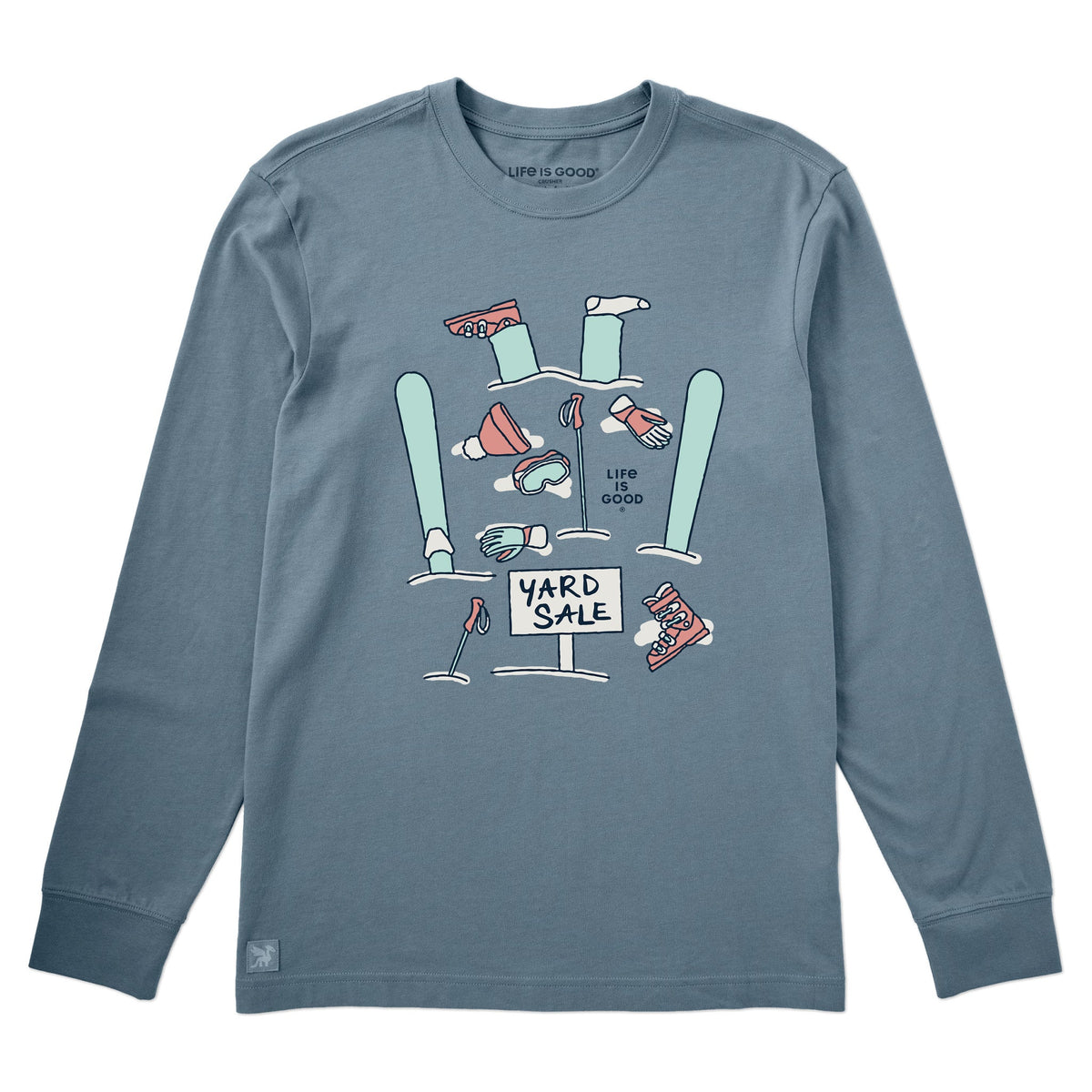 Men's Yard Sale Long Sleeve Crusher Tee
