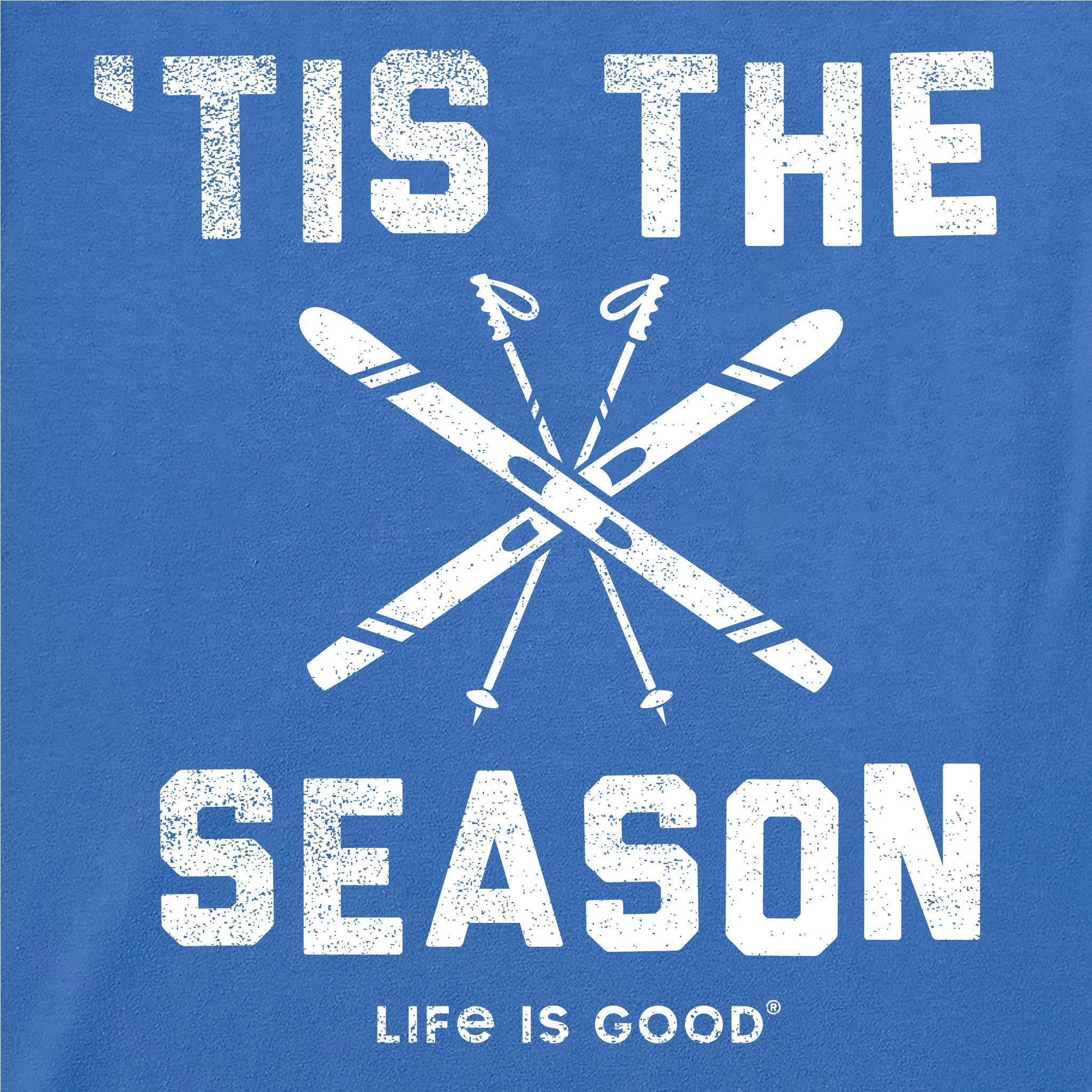 Men's Tis the Ski Season Short Sleeve Crusher Tee