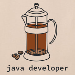 Men's Java Developer Short Sleeve Crusher Tee
