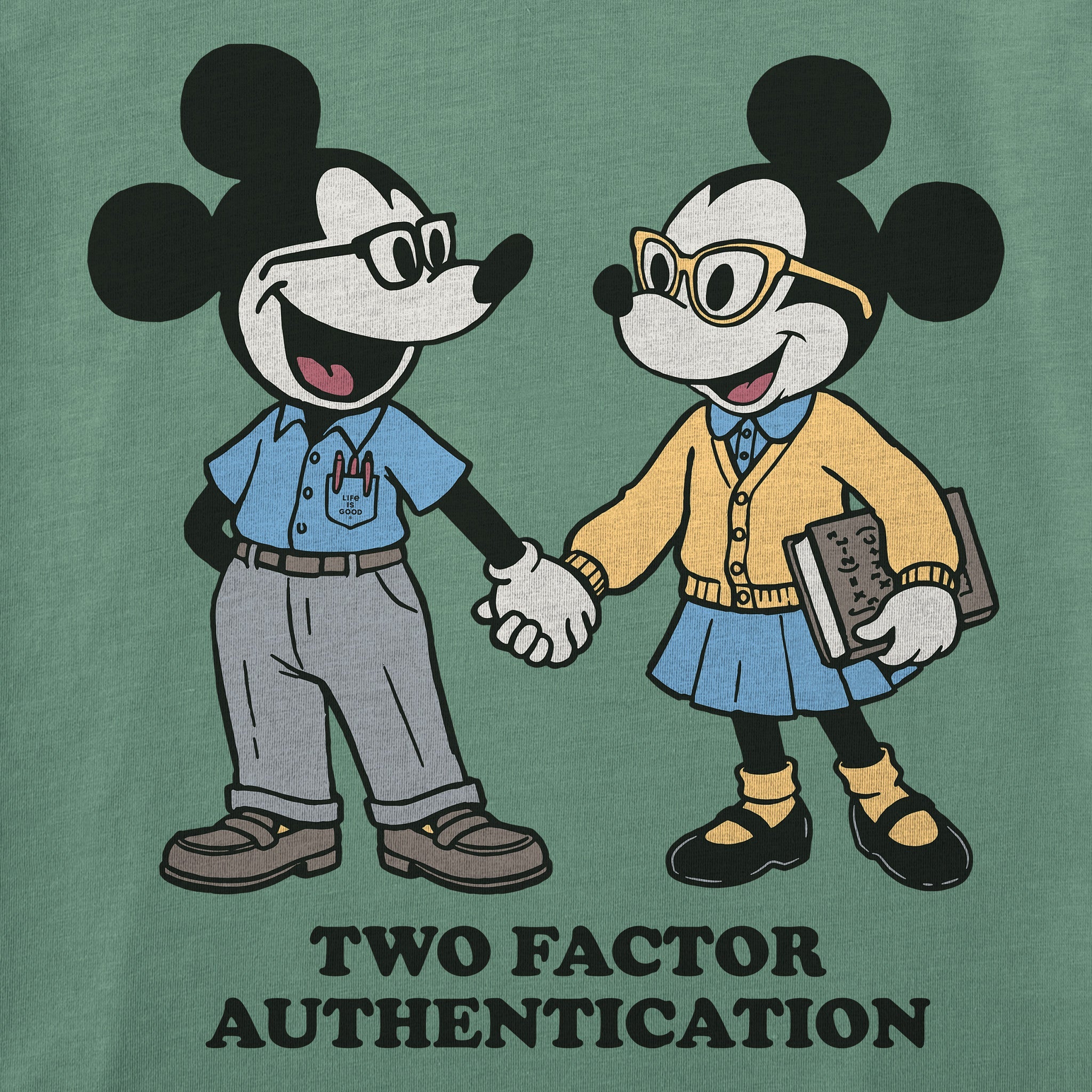 Men's Two Factor Authentication Short Sleeve Crusher Tee