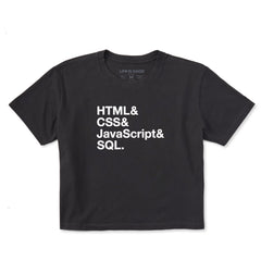 Women's HTML & The Rest Short Sleeve Crusher Boxy Tee