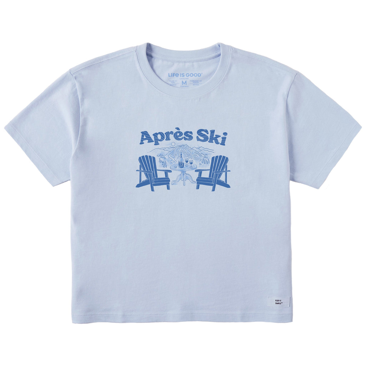 Women's Apres Ski Short Sleeve Crusher Boxy Tee