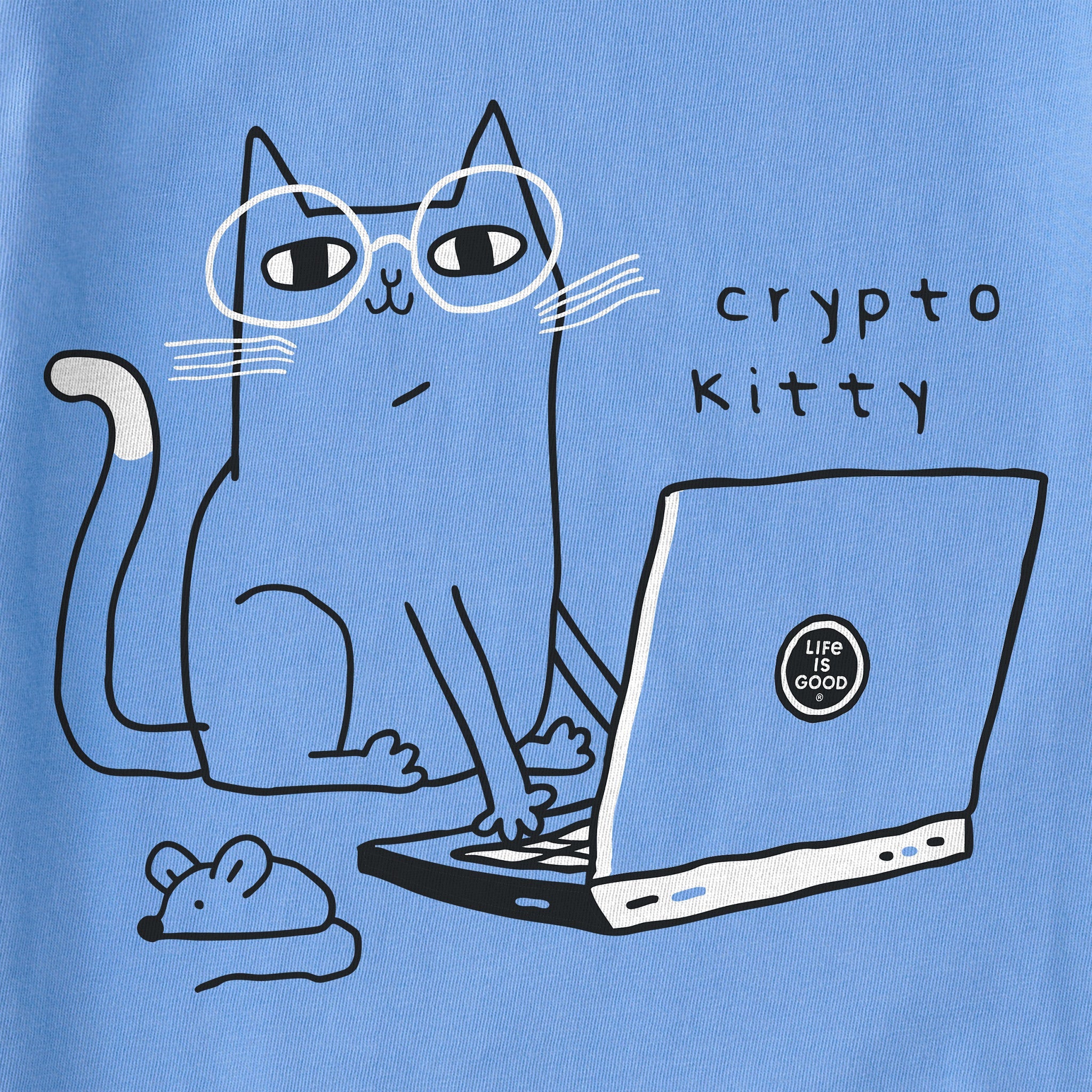 Women's Crypto Kitty Short Sleeve Crusher Tee
