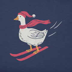 Women's Goose on Skis Short Sleeve Crusher Tee