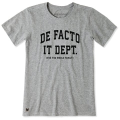 Women's De Facto IT Dept Arch Short Sleeve Crusher Tee