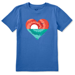 Kids Love the Water Tie Dye Short Sleeve Crusher Tee