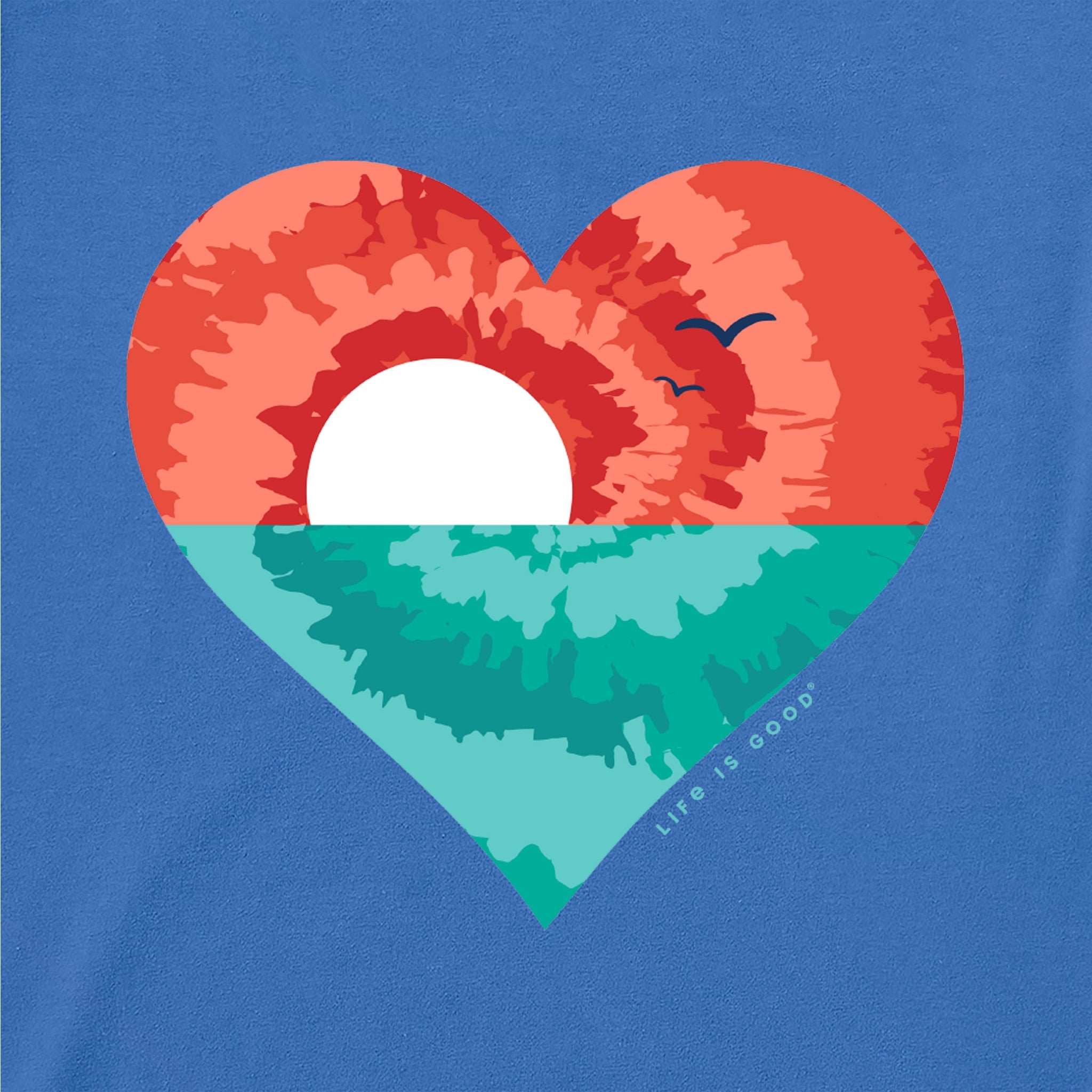 Kids Love the Water Tie Dye Short Sleeve Crusher Tee