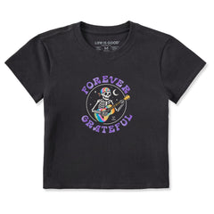 Women's Forever Grateful Tie Dye Guitar Crusher-LITE Shrunken Tee