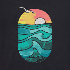 Men's Ocean Sunset Tie Dye Short Sleeve Crusher Tee