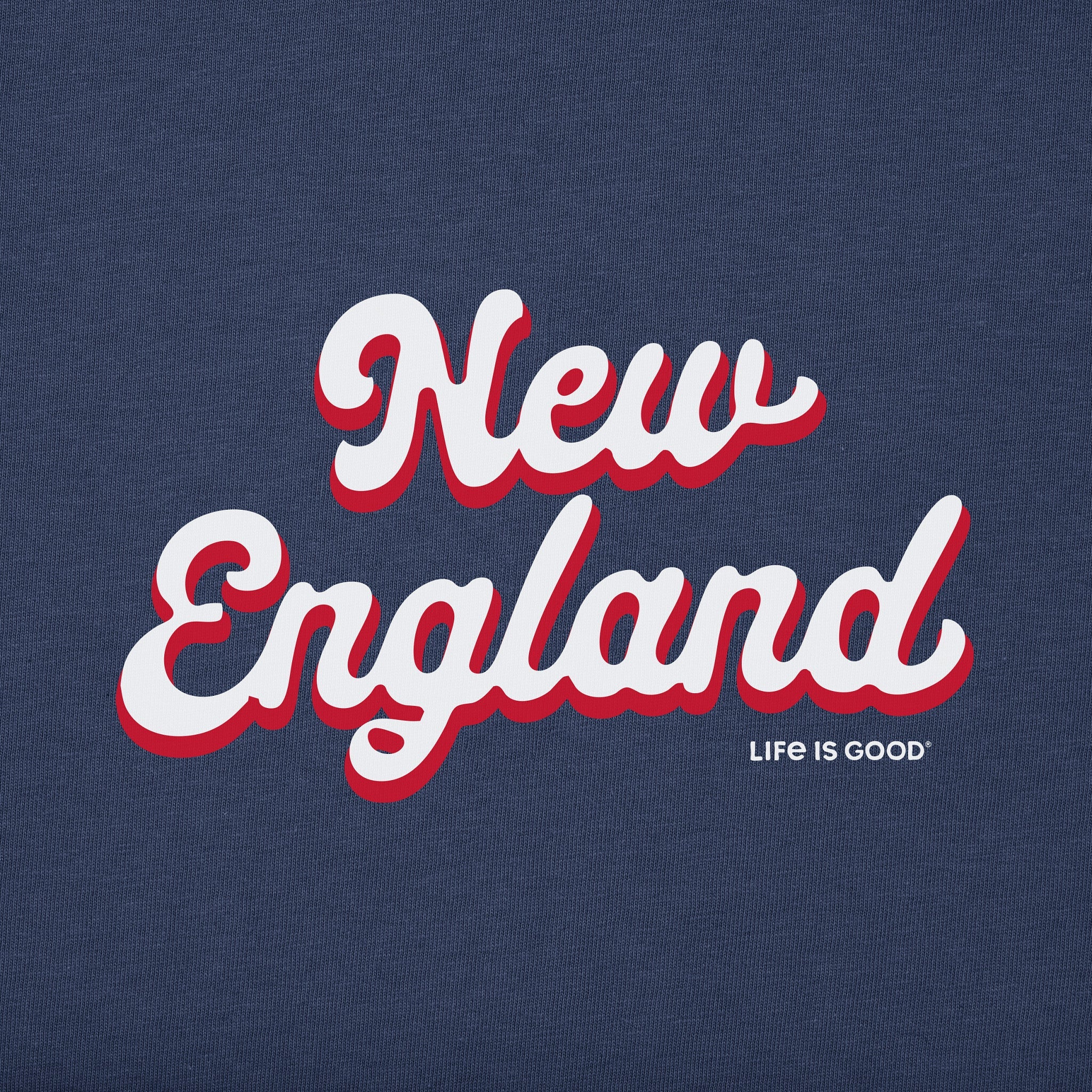 Kids New England Script Short Sleeve Crusher Tee