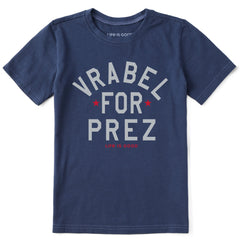 Kids Vrabel for Prez Short Sleeve Crusher Tee