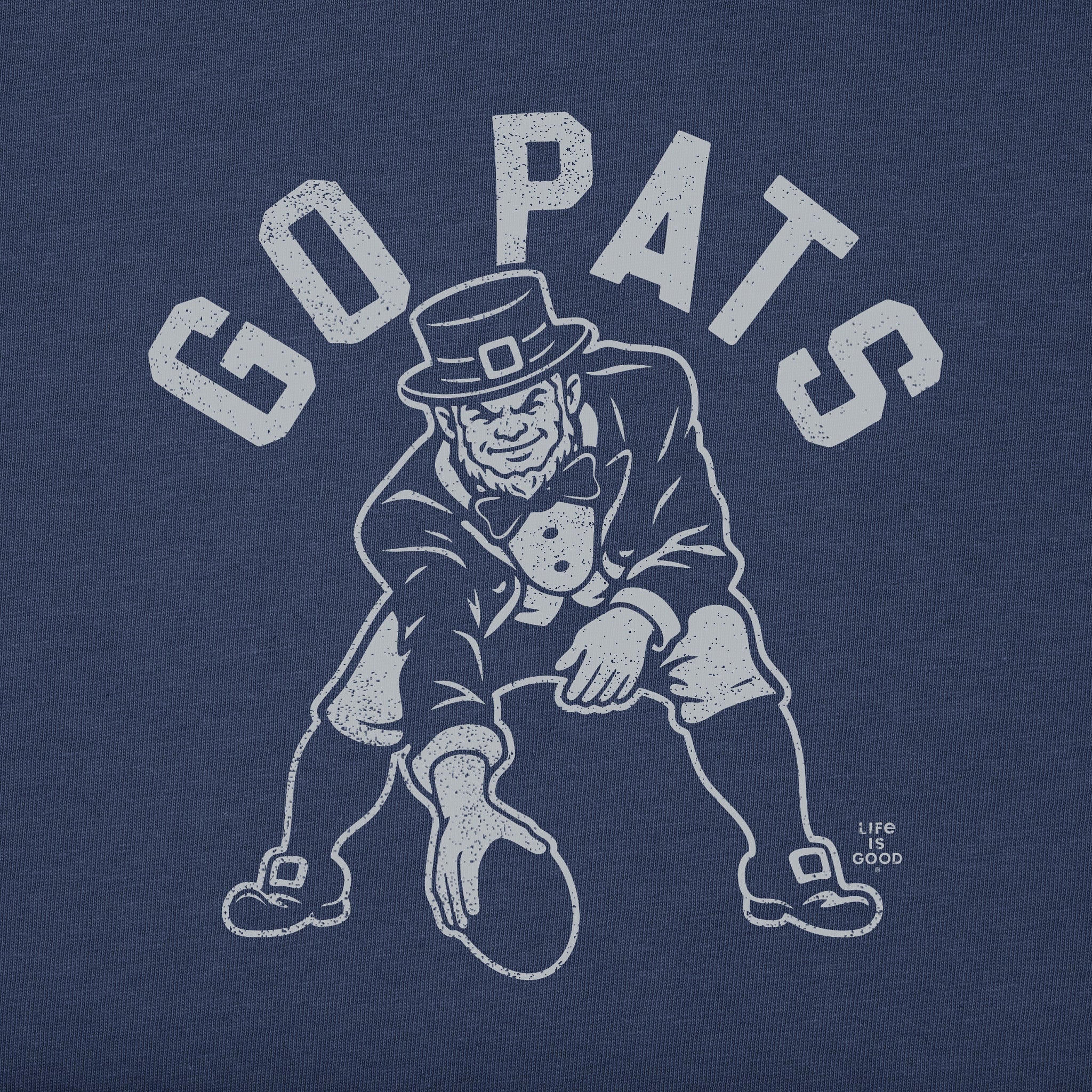 Women's Go Pats Leprechaun Short Sleeve Crusher Tee