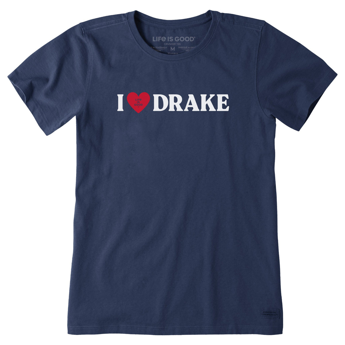 Women's I Love Drake Short Sleeve Crusher Tee