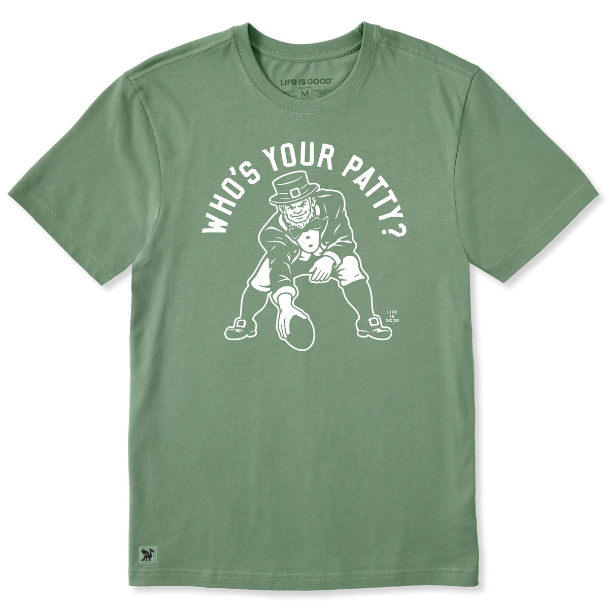 Men's Who's Your Patty? Short Sleeve Crusher Tee