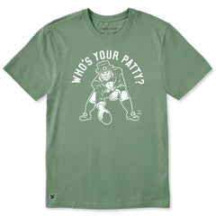 Men's Who's Your Patty? Short Sleeve Crusher Tee