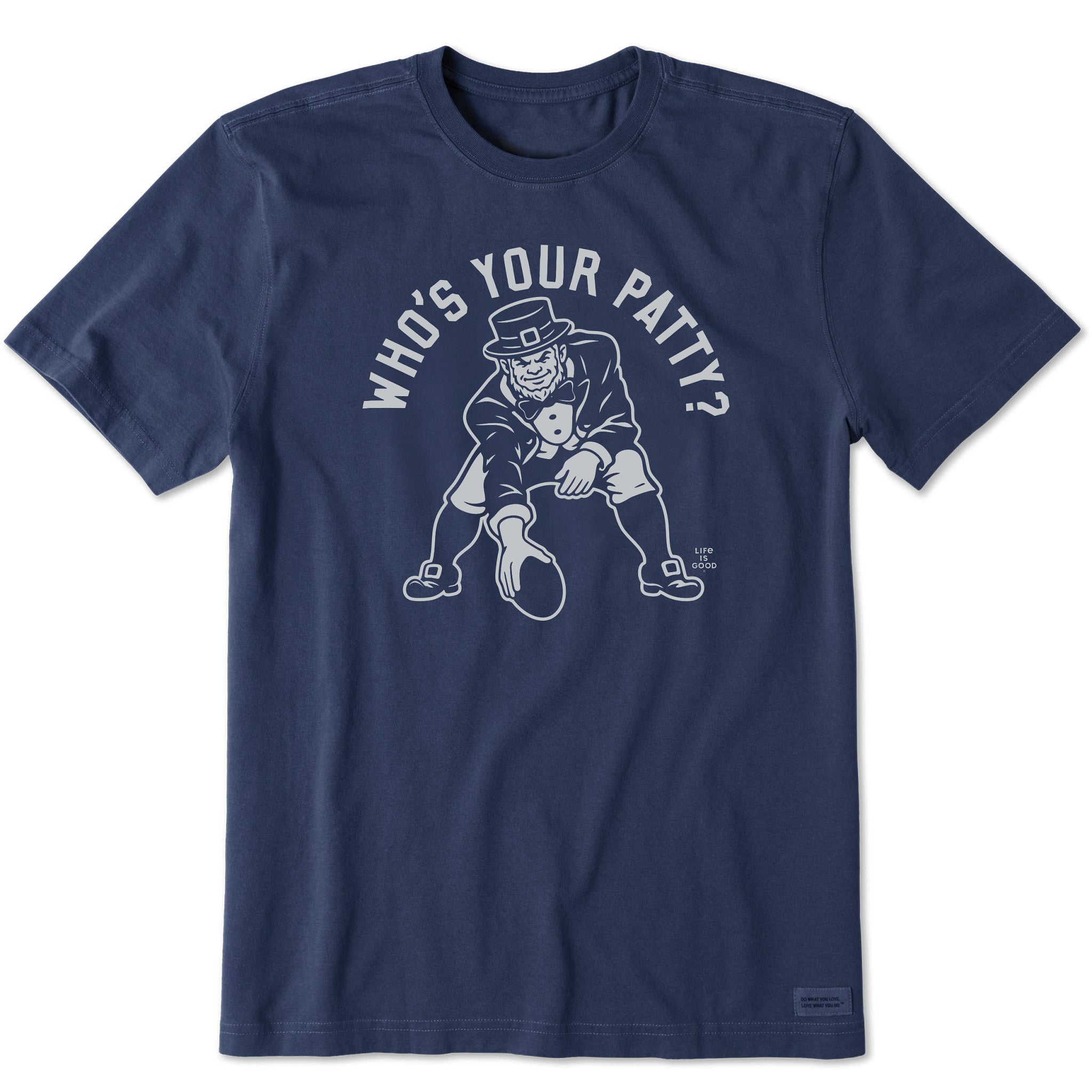 Men's Who's Your Patty? Short Sleeve Crusher Tee