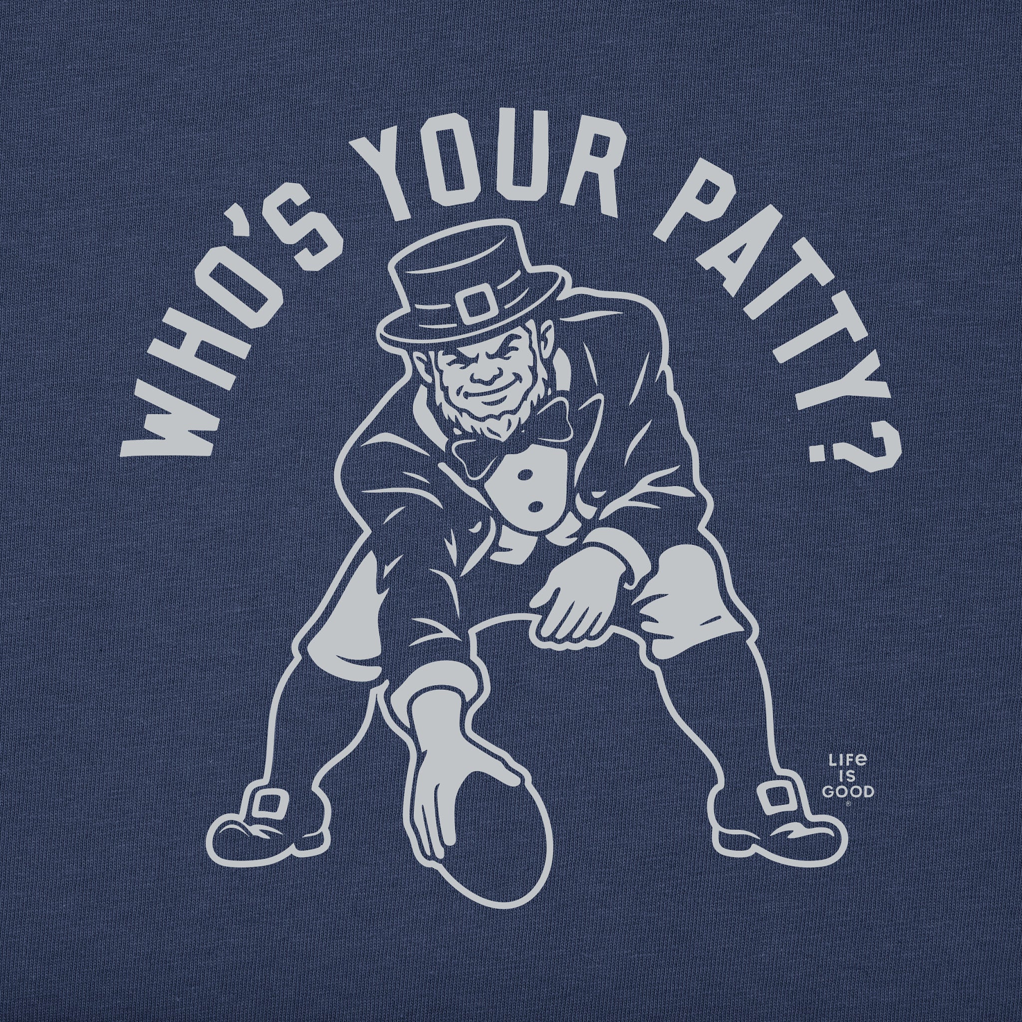 Men's Who's Your Patty? Short Sleeve Crusher Tee