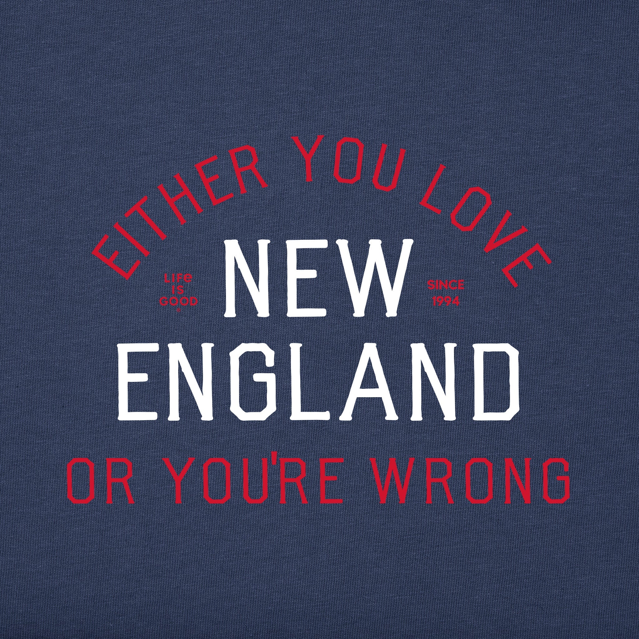 Women's Either You Love New England Short Sleeve Crusher Boxy Tee