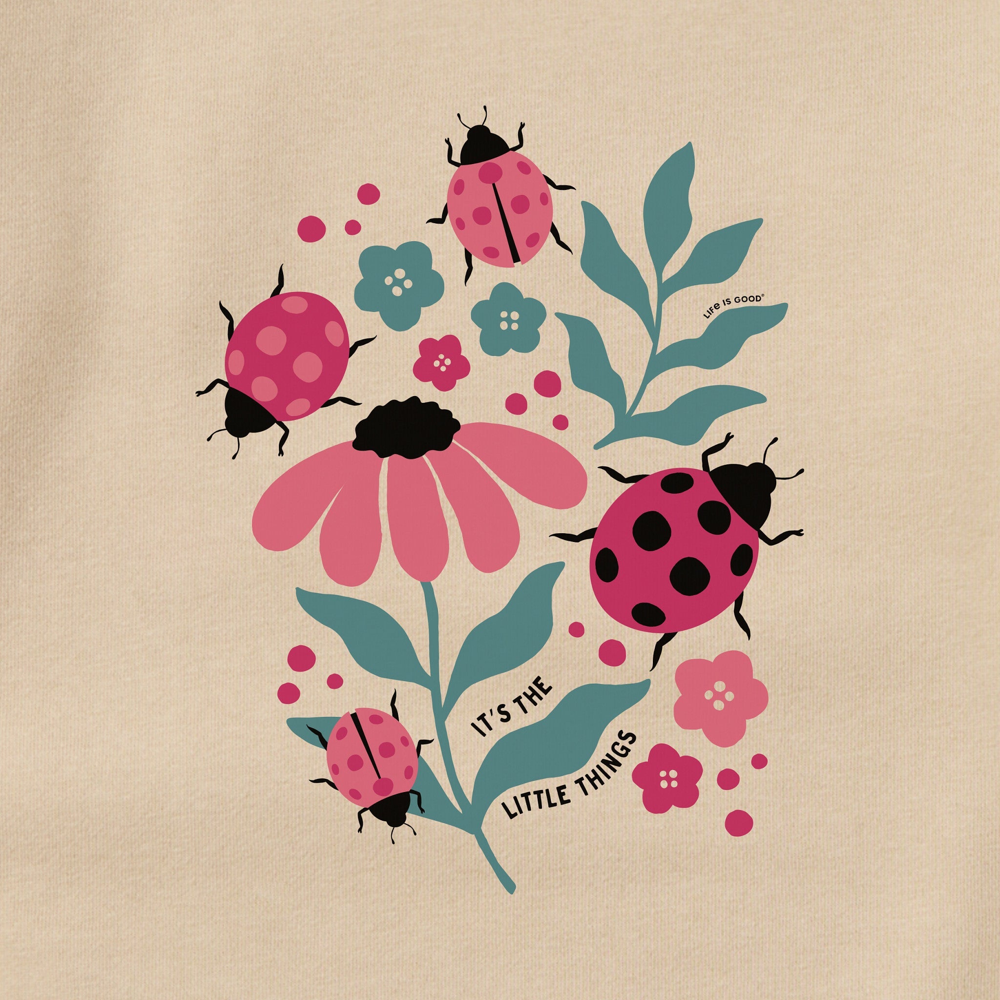 Adult Unisex It's the Little Ladybug Things Every Wear Crew Sweatshirt