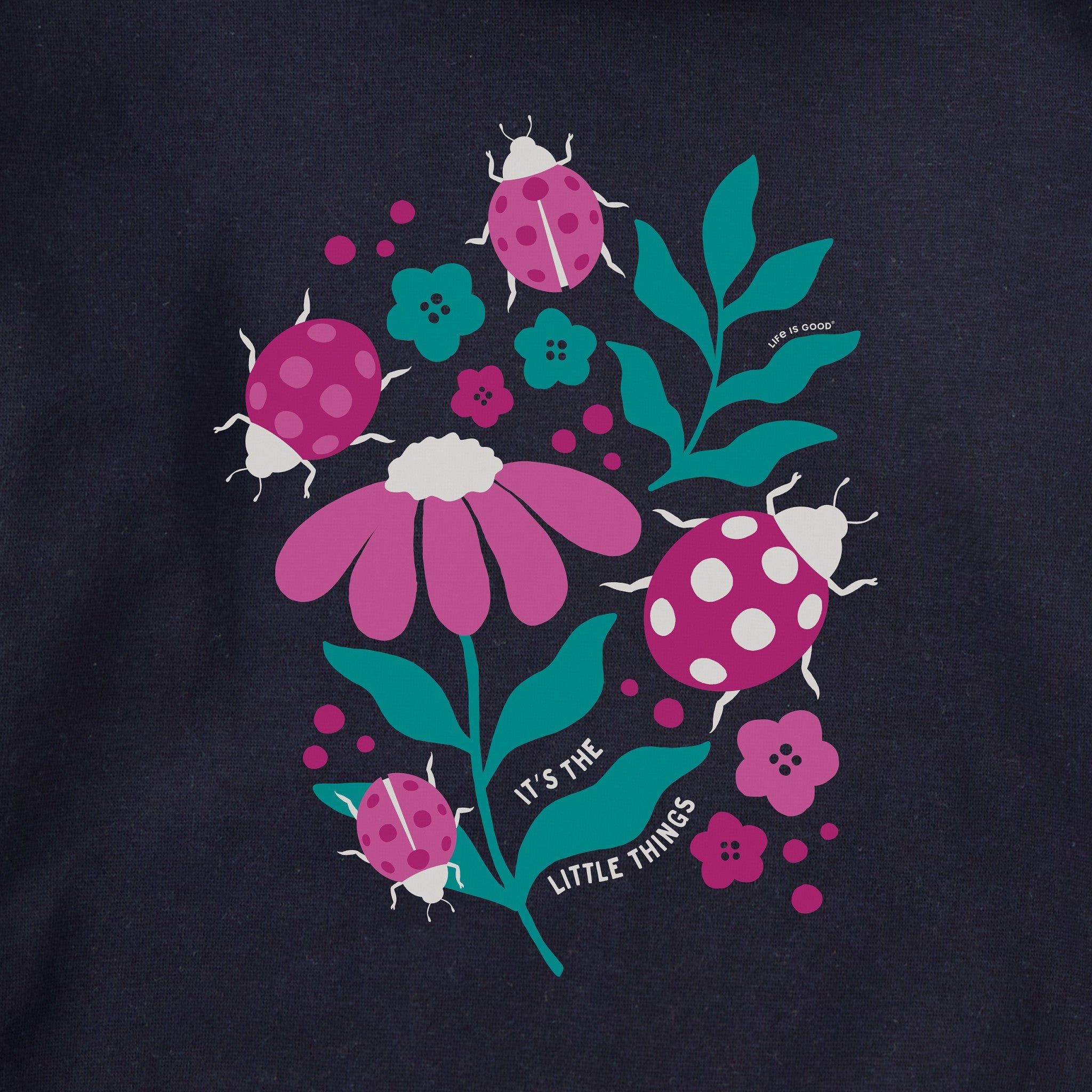 Adult Unisex It's the Little Ladybug Things Every Wear Crew Sweatshirt