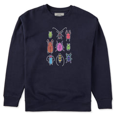 Adult Unisex Cool Bug Grid Every Wear Crew Sweatshirt