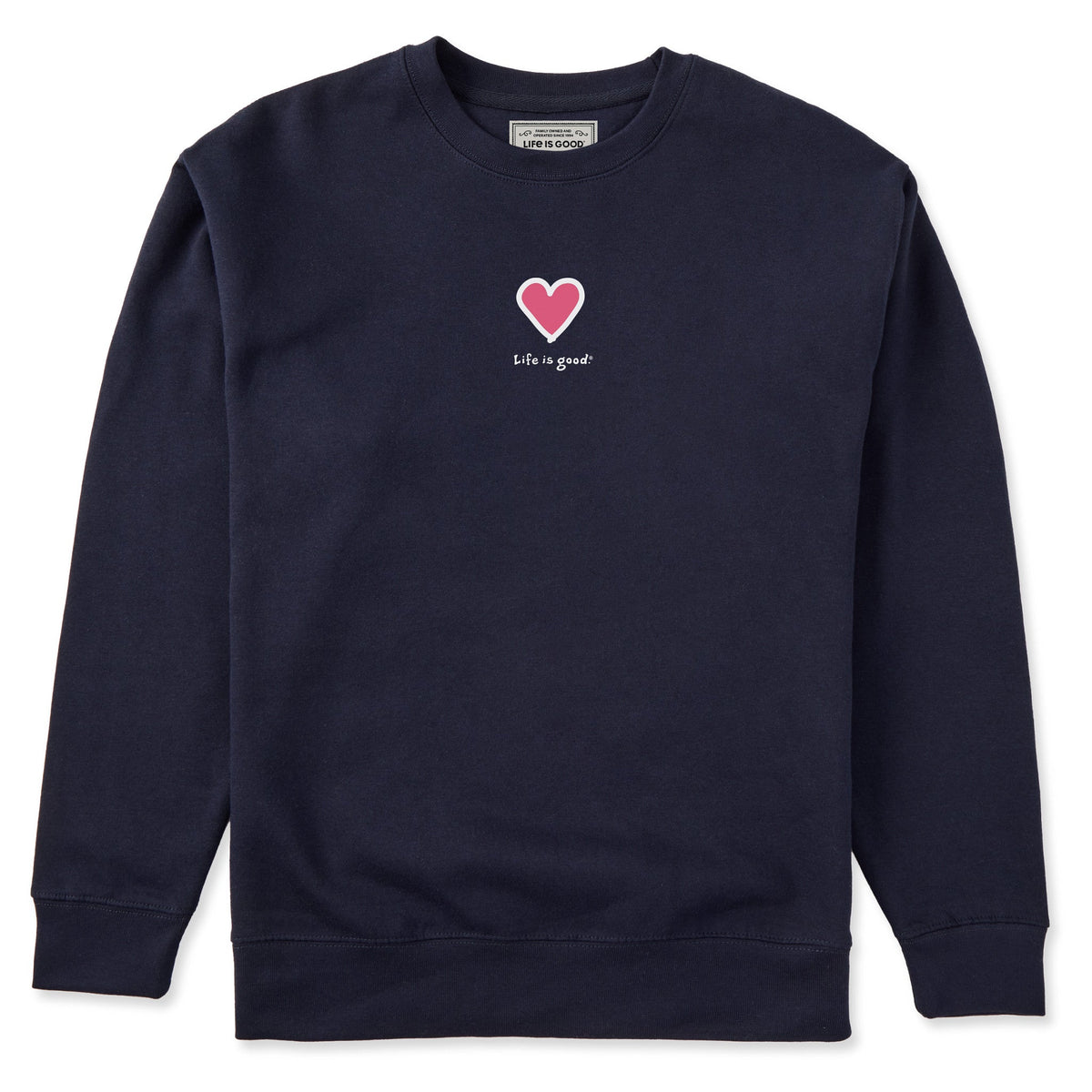 Adult Unisex Heart Every Wear Crew Sweatshirt