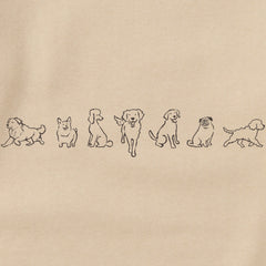 Adult Unisex Inkbrush Pups Every Wear Crew Sweatshirt