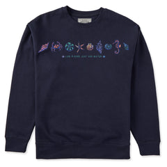 Adult Unisex Just Add Water Shells Every Wear Crew Sweatshirt