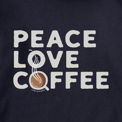 Adult Unisex Peace Love & Coffee Every Wear Crew Sweatshirt