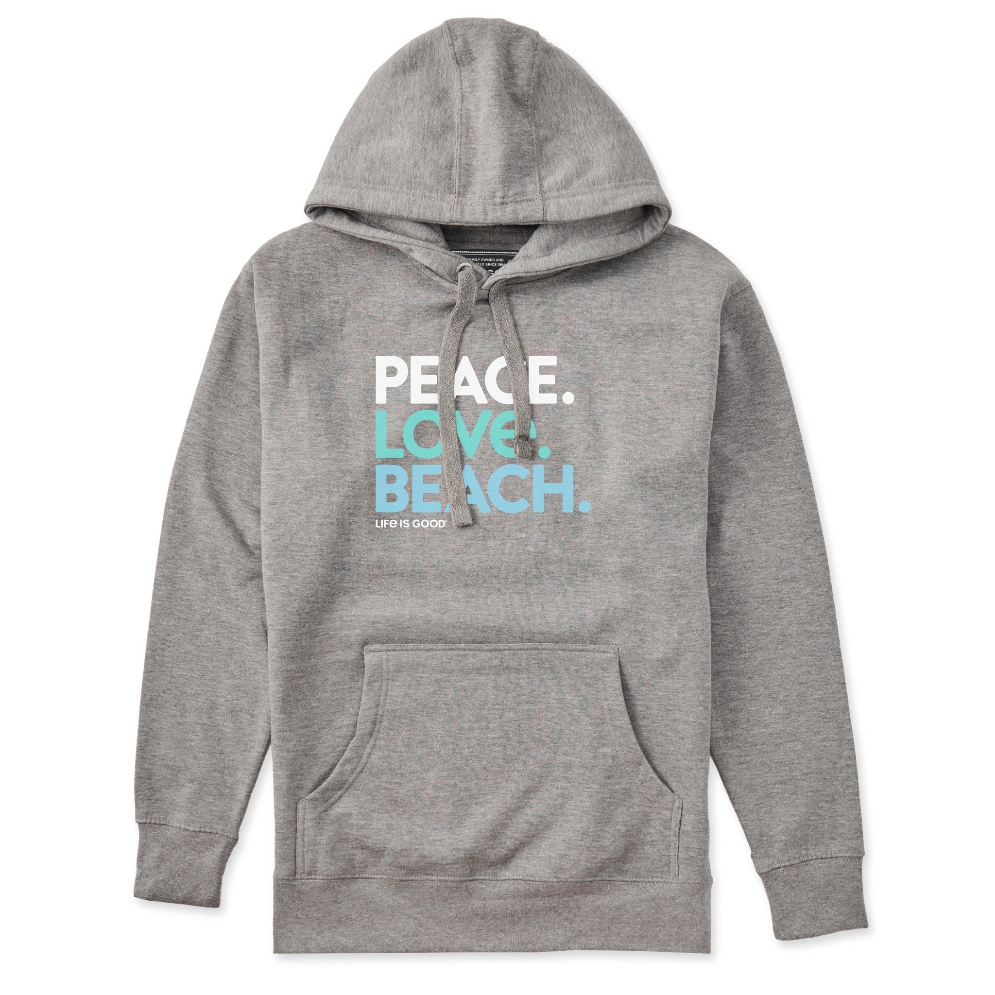 Adult Unisex Peace Love Beach Every Wear Hoodie Sweatshirt