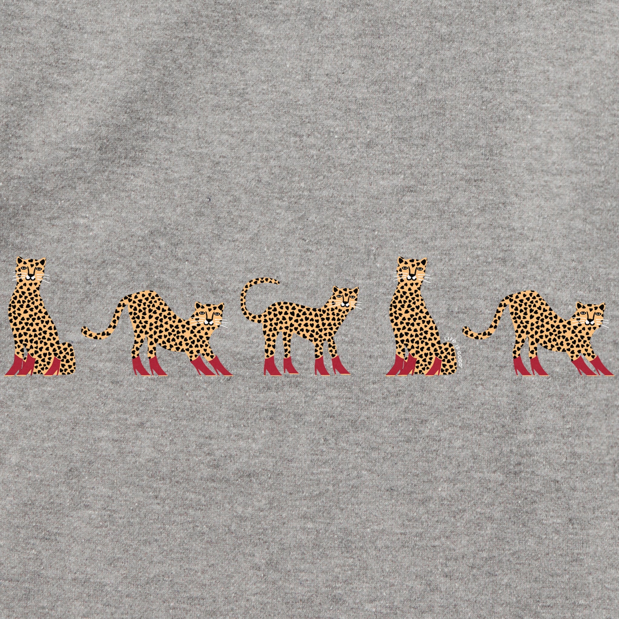 Adult Unisex Cheetahs in Boots Every Wear Hoodie Sweatshirt